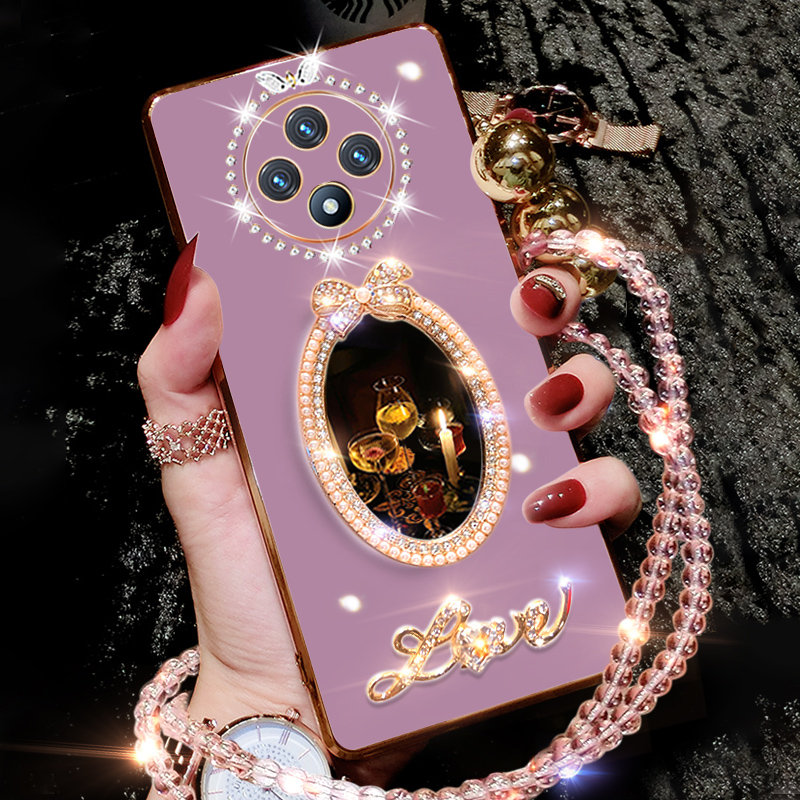 oppoA3硅胶创意手机壳带镜子