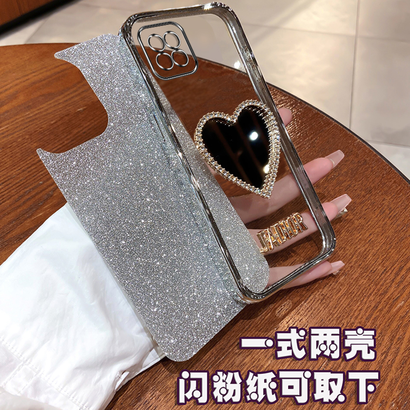 oppoA72手机壳OPPO保护A72n硅胶套opa全包oppa防摔opopa透明oopoa软壳5g潮女补妆镜子opooa男女a725g新款高级