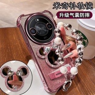 华为荣耀x50手机壳ALI一AN00四角气囊honor X50pro创意带手链ALP大气por轻奢ALIAN全包镜头膜x5o简约pr0高档.