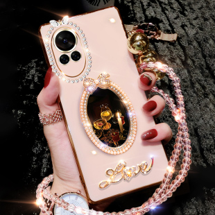 华为nova12手机壳nove12pro保护套硅胶novo全包FIN AL00U外壳 AL60防摔nava软壳u男女nowa创意带镜子por潮ADA