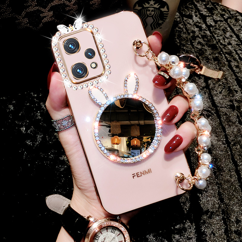 oppok10x硅胶创意手机壳补妆镜