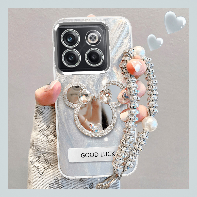 羽纱手机壳保护套补妆镜新款潮流