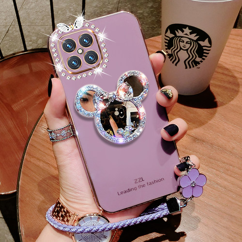 华为nova8se硅胶创意手机壳镜面