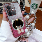 oppok11手机壳oppoK11x保护套硅胶PJC110全包5G防摔opk软0p00k女opopk带镜子115g闪粉新款 0pp0可爱oppoppopjc