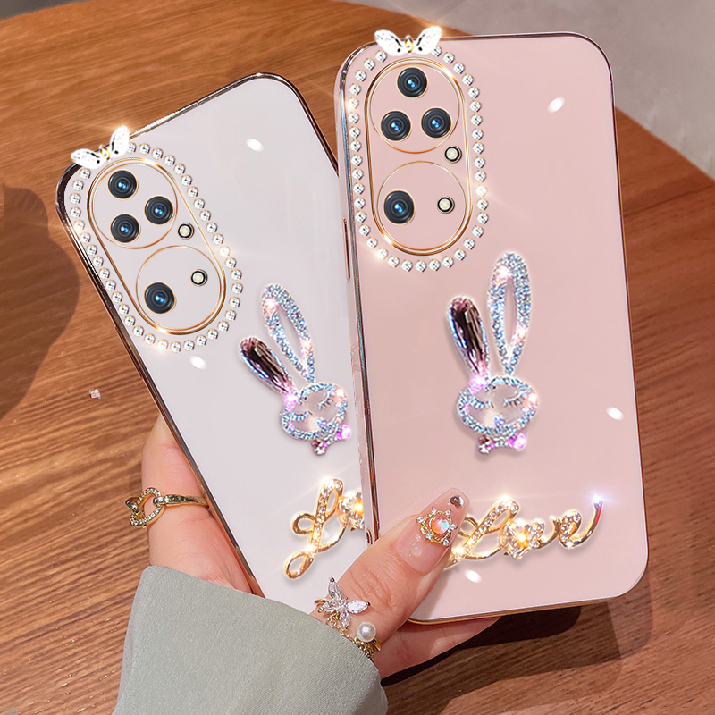 华为P50e硅胶日韩手机壳全包