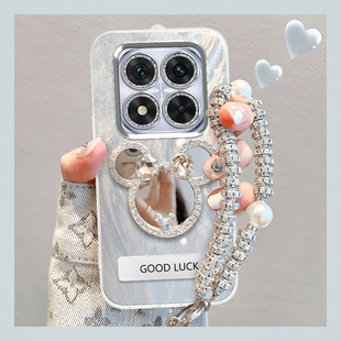 小米红米Note15手机壳15Pro奢华感2510ERA88C新款羽纱note15Pro+米奇镜子25080RABDC软硅胶Redmi高颜值Xiaomi