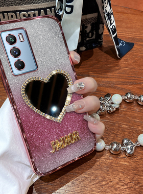 iqooneo5s手机壳iqooneo5s保护硅胶套V2154A全包vivo防摔软壳iqoonoe新款iq00爱酷带镜子男潮女neo后外壳创意