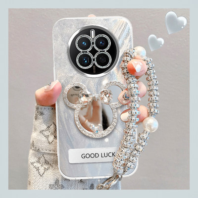 羽纱手机壳保护套补妆镜新款潮流