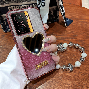 vivoiqooz7手机壳iqooz7x保护硅胶套vivo全包V2270A防摔2272软vivoiq7x带镜子iqoo爱酷z7x女iq00可爱xm卡通钻