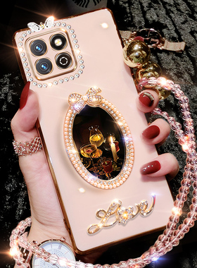 华为荣耀畅玩60plus手机壳ALT一AN00保护硅胶套honor全包防摔60puls软壳ALTAN畅享潮女补妆镜子新款高级感ins