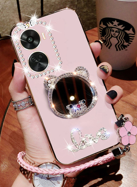 华为nova11se手机壳nove11es保护套硅胶BON一AL00全包nowa防摔novo11se软壳ALOO男女BONAL带镜子note超薄新款