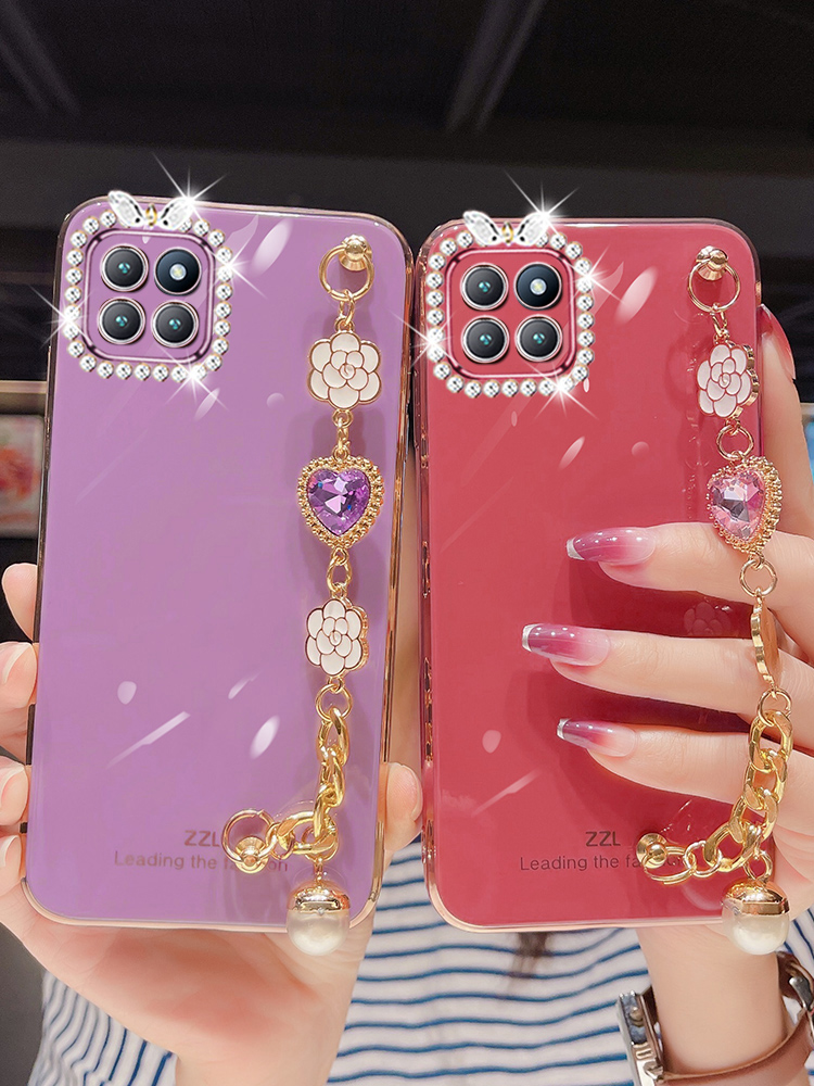 升级直边裸机手感 送全屏钢化膜 斜挎挂链