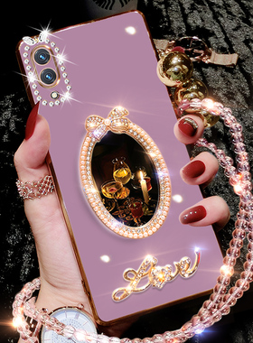 vivoy93手机壳vivo Y97保护套y93s硅胶y97全包v1818a防摔1813t新款voviy软壳viviy女viovy外壳CA补妆镜子CT钻