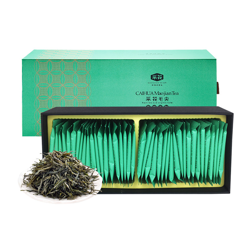 【2023新茶】采花毛尖茶叶特级五峰高山明前芽茶鲜享珍鲜绿茶礼盒