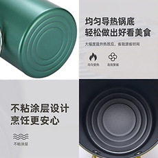 Фритюрница 小黄鸭炸炸壶家用少油烟炸炸锅家庭装涂层油炸锅储油锅燃气灶通用