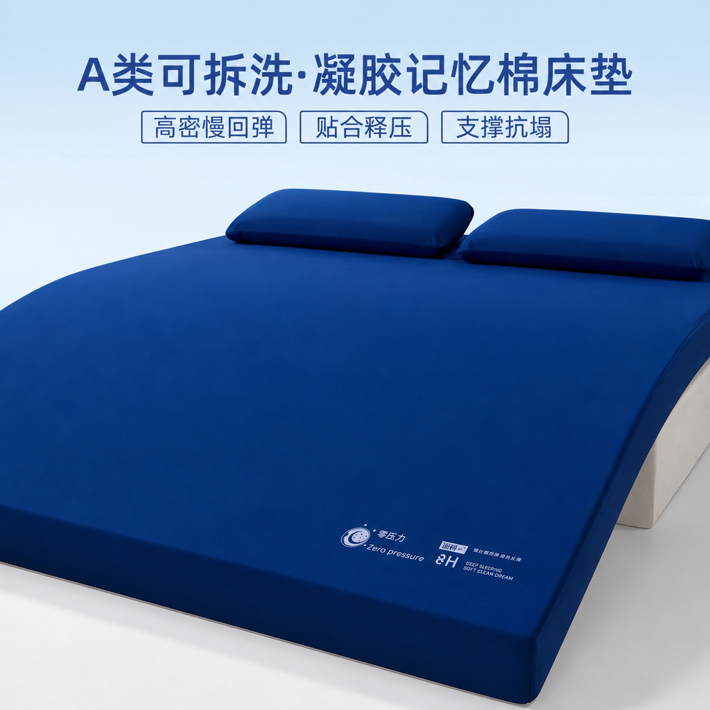 记忆棉床垫软垫护脊承压