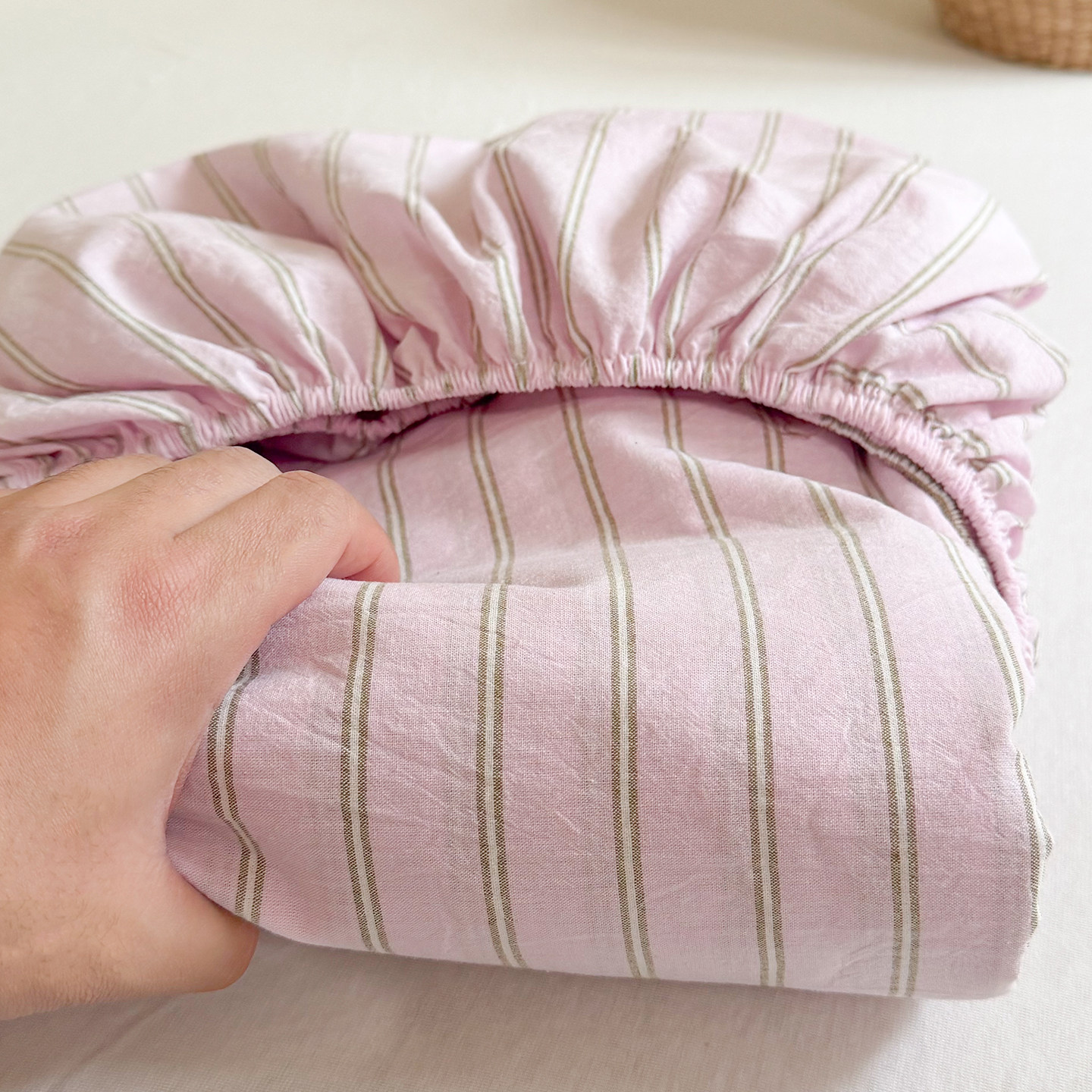 全棉水洗棉床笠单件100纯棉床罩三件套四季通用床单保护套床垫罩