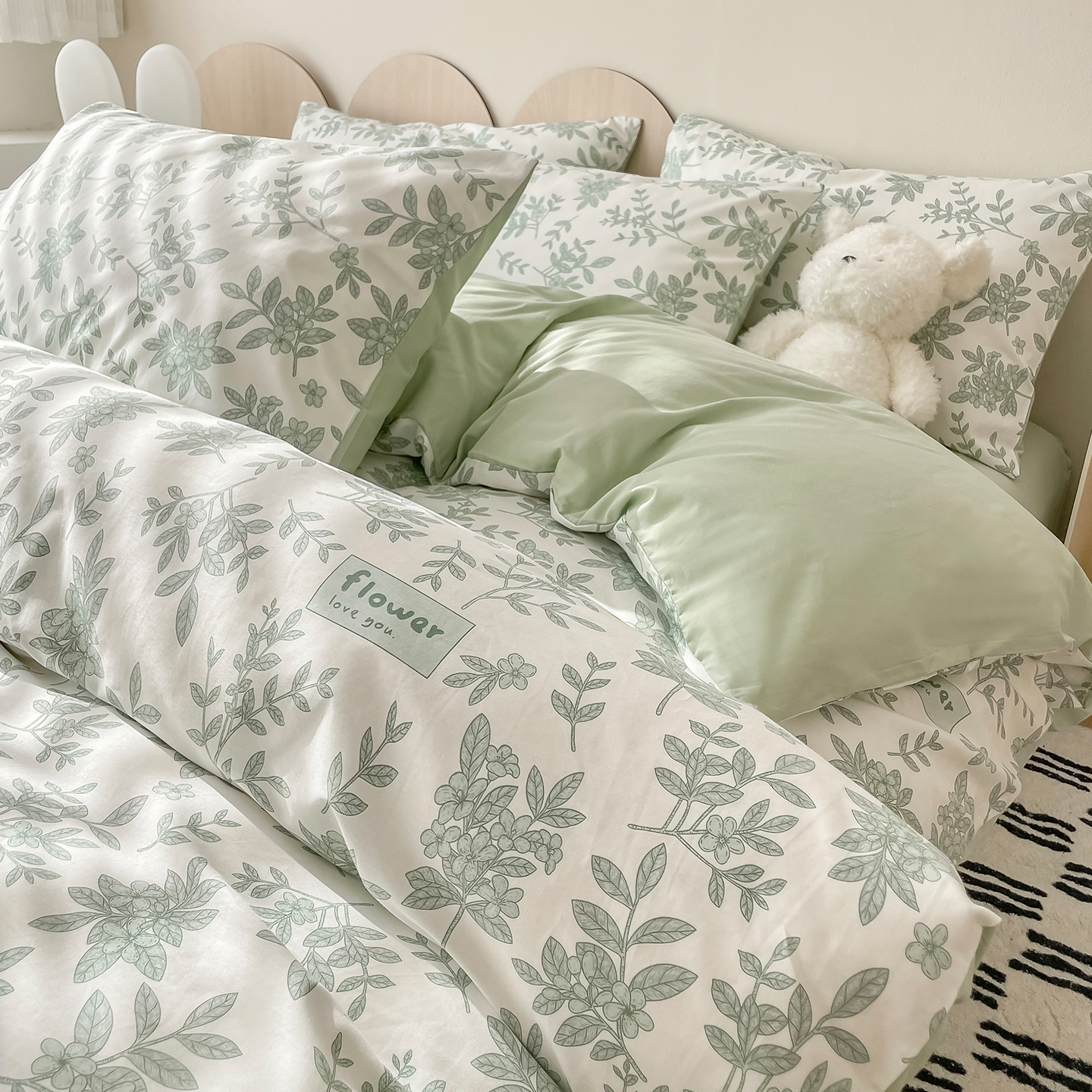 新款田园小清新纯棉全棉四件套