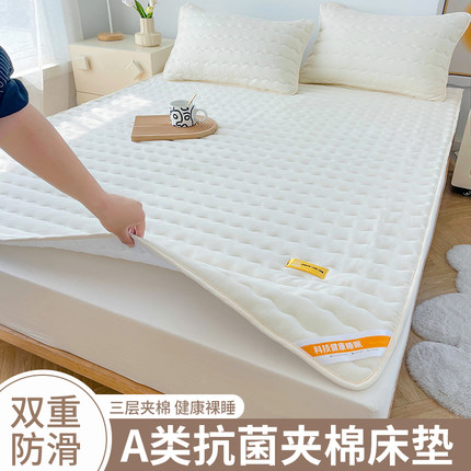 A类床垫软垫家用卧室薄款垫子保护垫单人褥子垫被床单防滑床褥垫