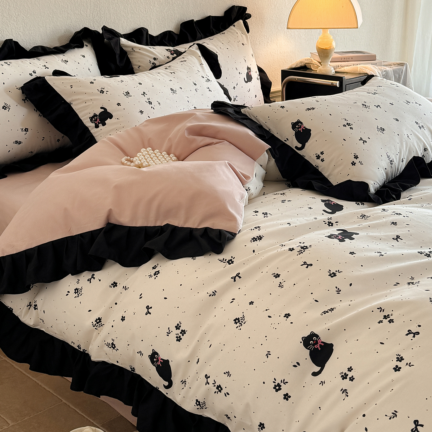 冬季法式床品四件套纯棉全棉新款