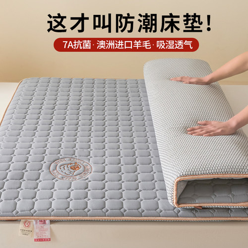 7A级抗菌羊毛防潮床垫垫褥