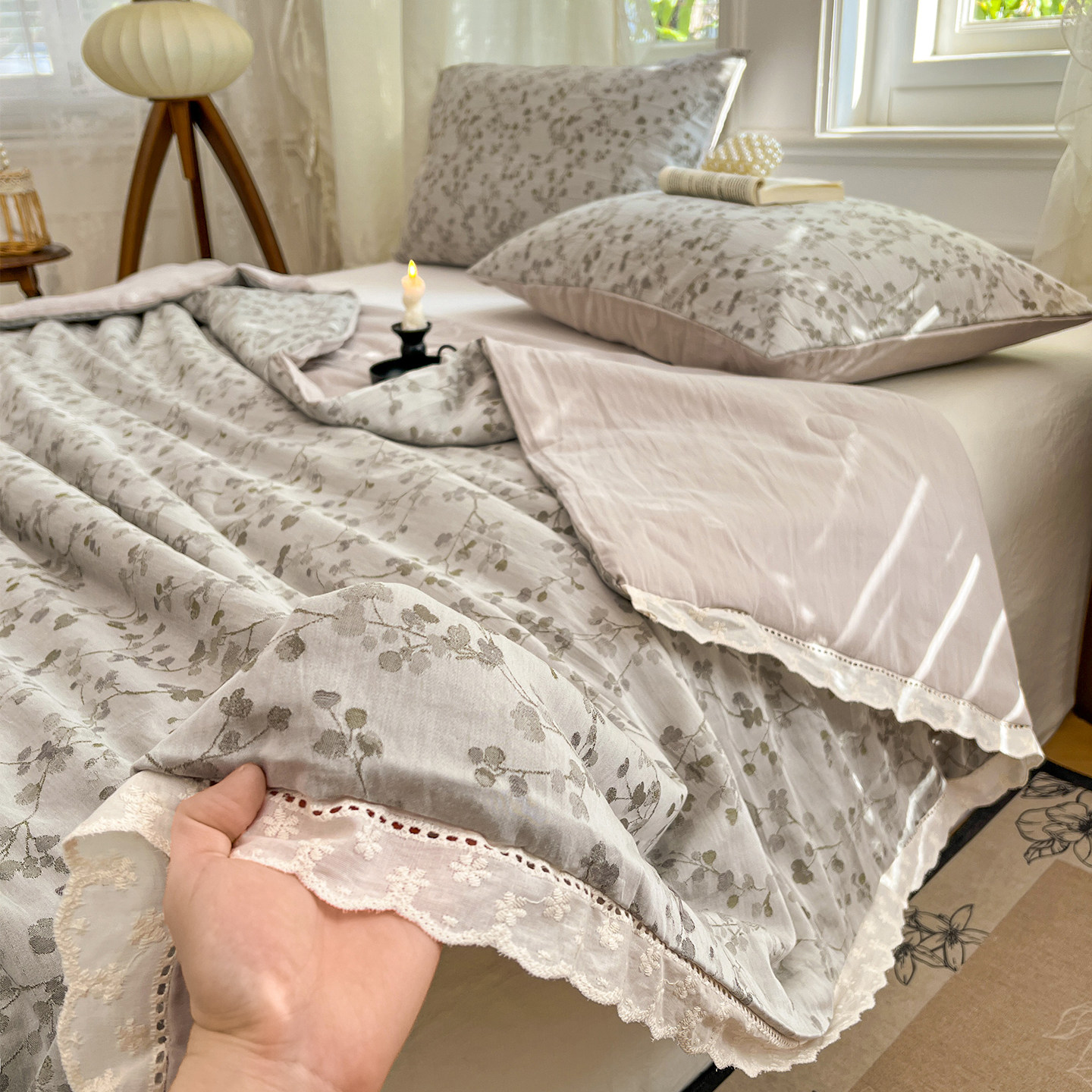 a类母婴级凉感天丝夏凉被2026新款空调被单人被子春夏薄款可机洗