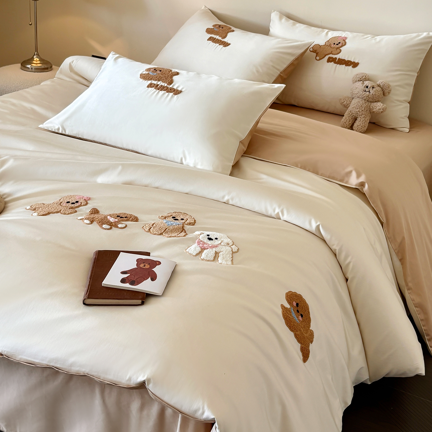 巨好看的四件套纯棉100全棉