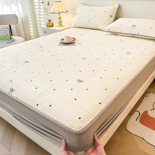 2026新款儿童床笠纯棉全棉夹棉床罩床垫保护罩全包隔脏防尘床套罩