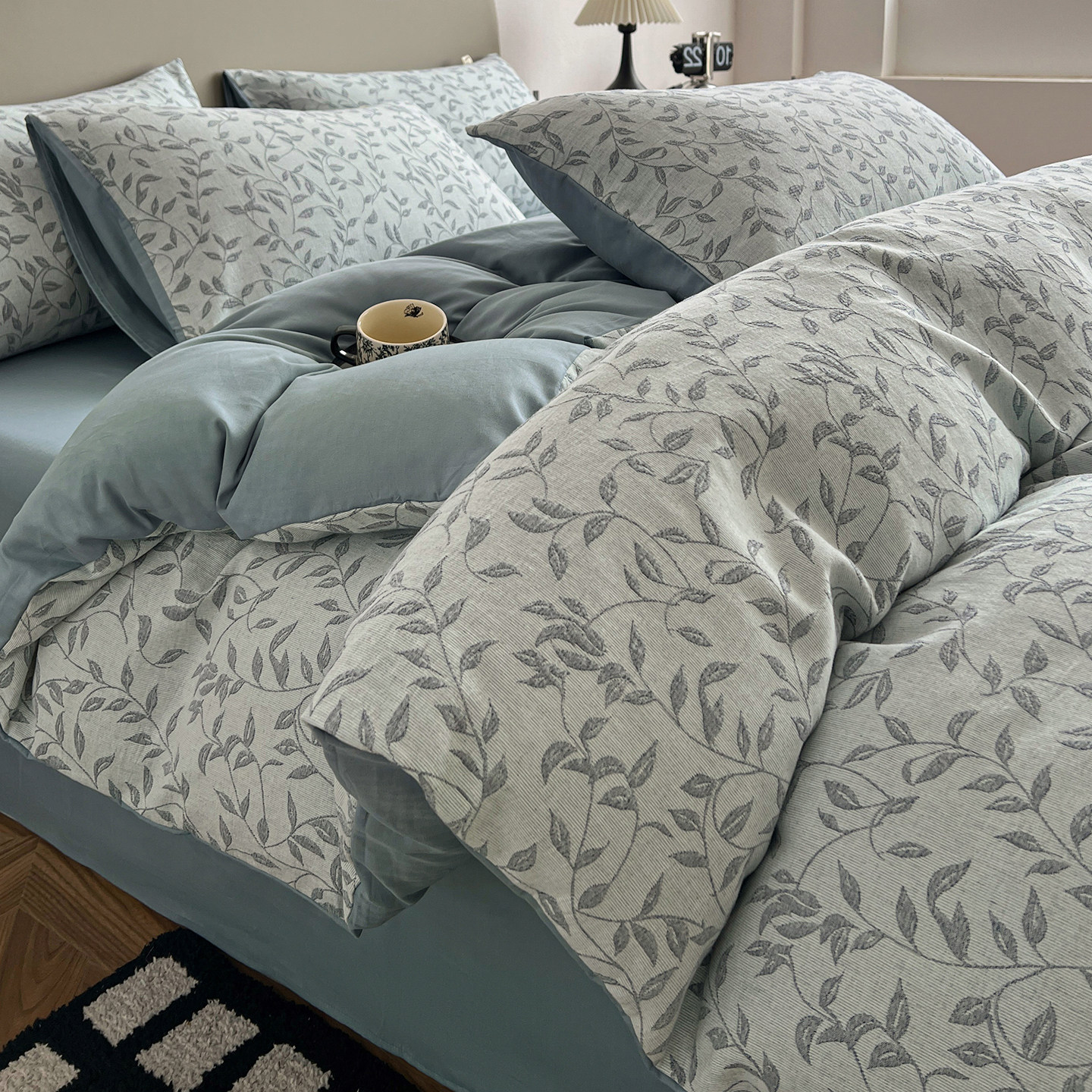 a类双层纱纯棉被套200x230cm单人被罩1.5米单件220x240cm全棉被单