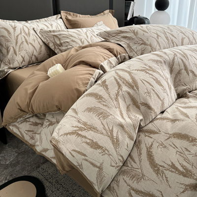 高端色织提花四件套敏感肌安心睡