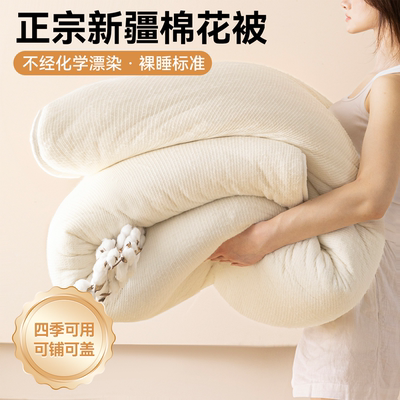 柔软蓬松亲肤细腻鱼鳞网棉花被