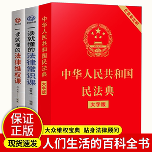 民法典2023年印刷 中华人民共和国民法典大字版 一读就懂 法律常识课法律维权课法律常识全知道法律常识一本全 司法解释汇编法律书