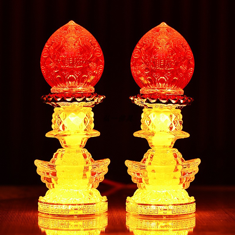 財神燈仙家LED佛燈蠟燭燈供燈