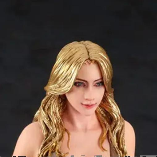 异斯模型 树脂白模1/12金发名媛 未涂装人形GK包邮