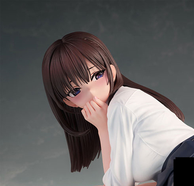 异斯模型树脂白模1/7 JK校服女 人形GK模型未上色包邮现货