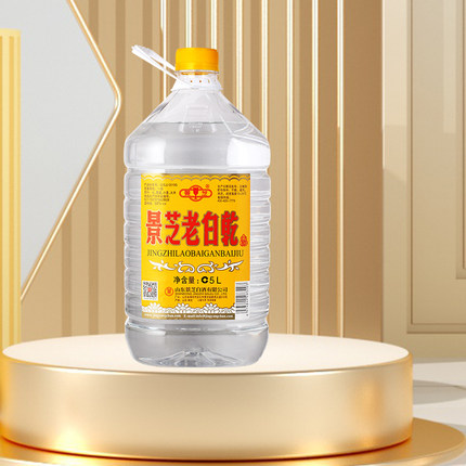 55度5L景芝白干单瓶装大容量酒大桶酒送礼自饮国产白酒