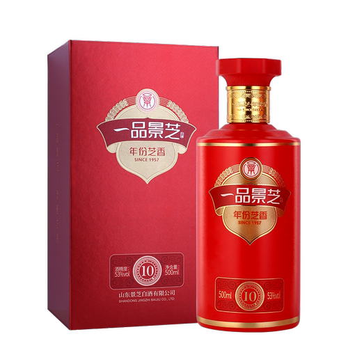 一品景芝芝香10红53度500ml