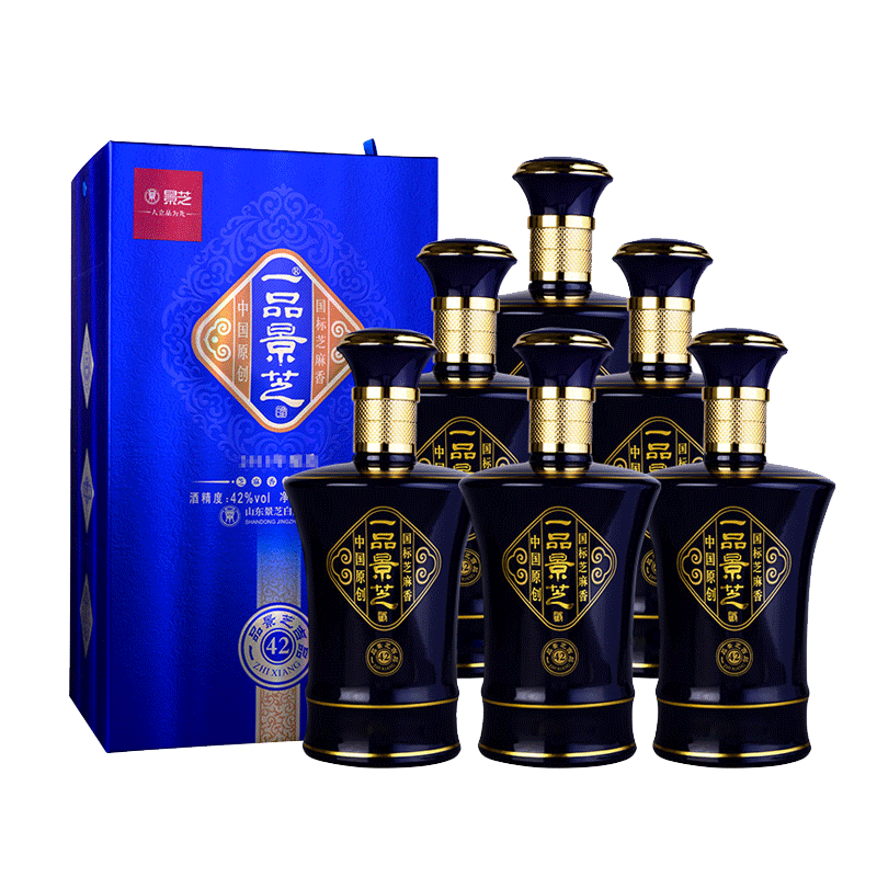 一品景芝吉品芝麻香整箱高档白酒