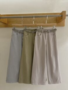 新款 2026年春季 韩版 时尚 66008 百搭高腰显瘦牛仔裤 AIJIA