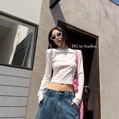 DG-26夏上新防晒后背绑带T长袖T恤10120