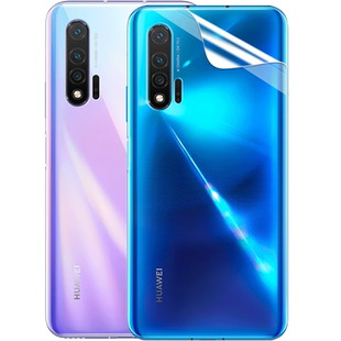 适用华为nova6后膜nova6se背膜水凝磨砂note6全屏覆盖nov6钢化膜nove6全包边手机后盖贴纸保护膜5g版防刮背贴