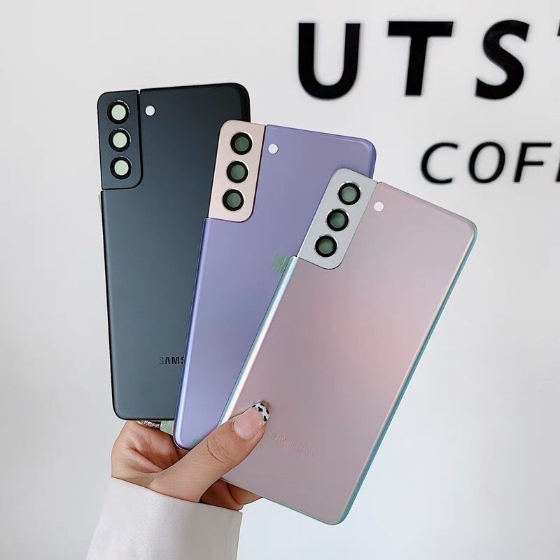 适用于三星S21后盖S21+手机壳后壳g9980电池盖s21u后盖