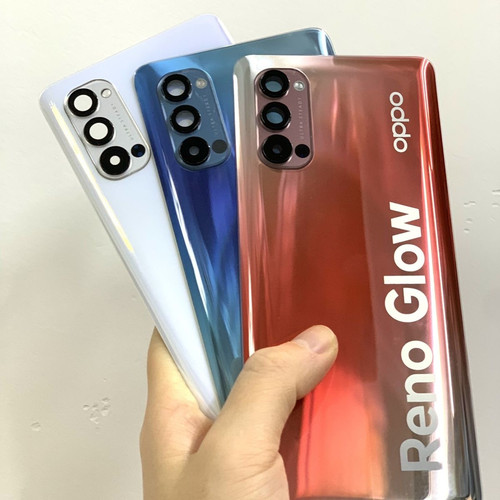 适用于oppoReno4pro玻璃后盖Reno4Pro玻璃后壳电池盖
