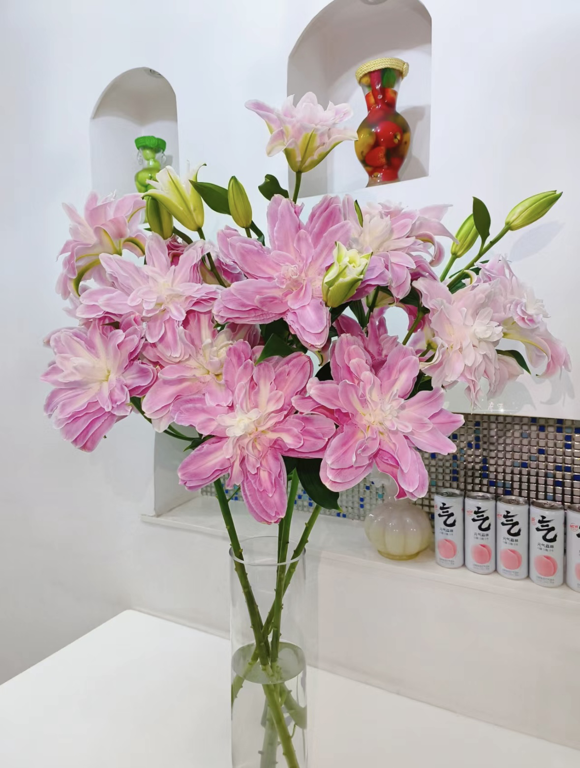 （莲花仙子）重瓣百合鲜切花高级感十足家庭客厅水养鲜切花真花