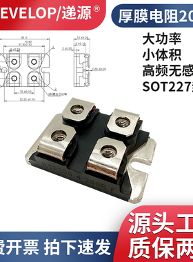 RTP大功率伺服控制厚膜高频高脉冲无感均压电阻200W2R5R10R20R50R