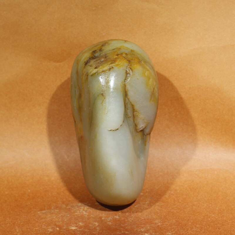 和田玉天然玉石青白玉籽料原石