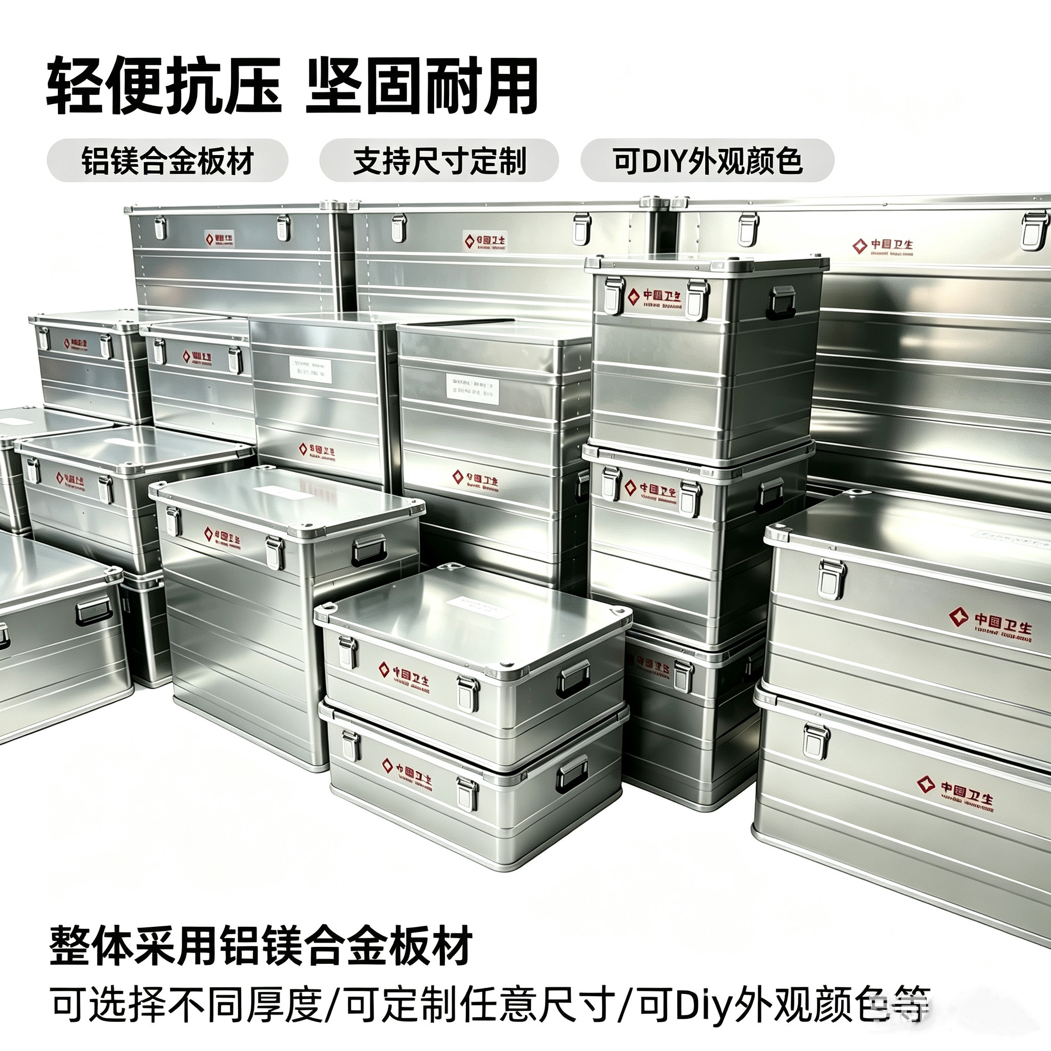 医舸铝镁合金箱户外设备箱储物箱图片