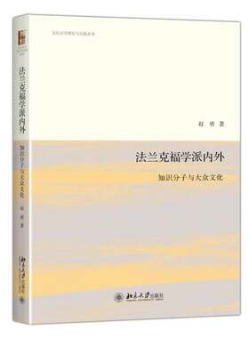 正版图书丨 法兰克福学派内外：知识分子与大众文化  赵勇 9787301272268