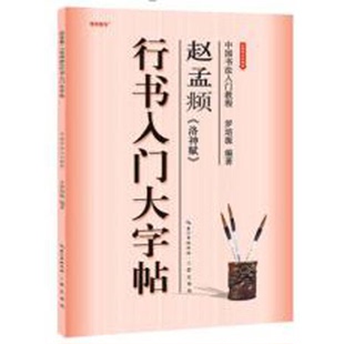 正版9成新图书丨 学海轩 赵孟頫洛神赋 行书入门大字帖 中国书法入门教程 罗培源编 赵体赵孟俯行书毛笔字帖书法临摹书籍 笔画部首