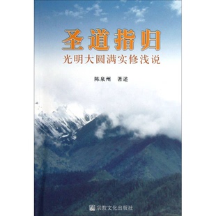 正版9成新图书丨 圣道指归：光明大圆满实修浅说  陈泉州 9787802545748